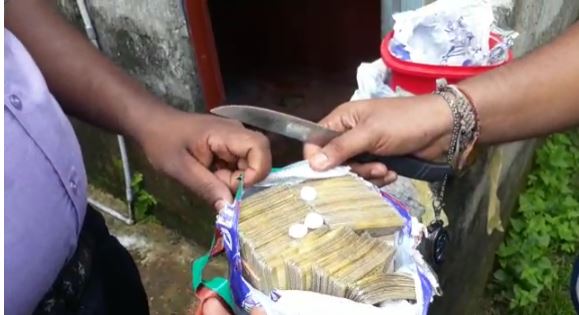 නිවසක වළ දමා තිබූ මිලියන ගණනක් සොයා ගත් හැටි